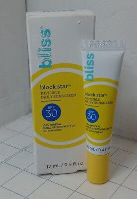 Bliss Block Star Invisible Daily Sunscreen SPF 30