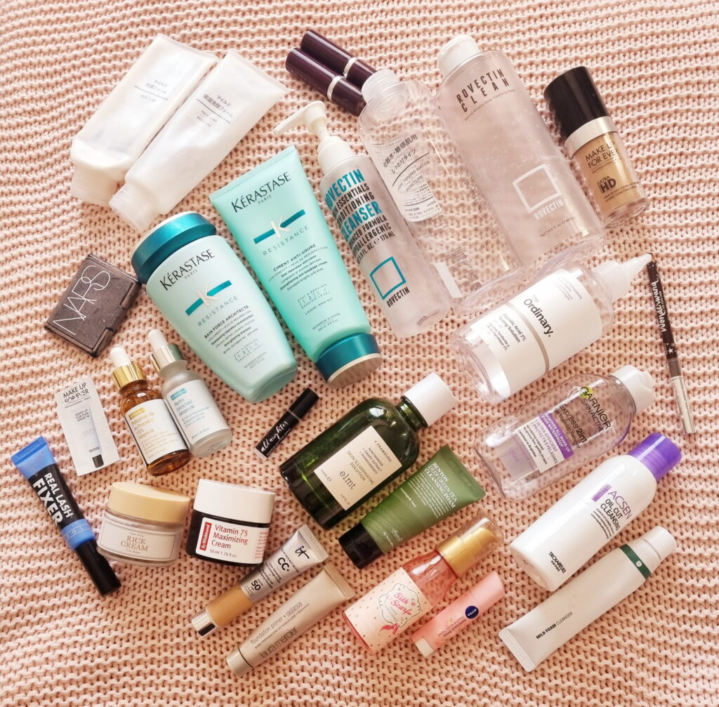 Empties Beauty Products